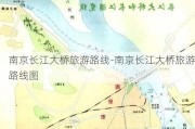 南京长江大桥旅游路线-南京长江大桥旅游路线图