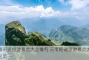 云南昭通旅游景点大全排名,云南昭通旅游景点大全排名第一