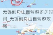 无锡到舟山自驾游多少时间_无锡到舟山自驾游攻略