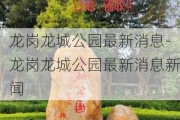 龙岗龙城公园最新消息-龙岗龙城公园最新消息新闻