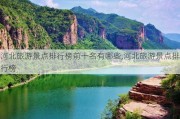 河北旅游景点排行榜前十名有哪些,河北旅游景点排行榜