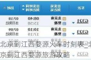北京到江西婺源火车时刻表_北京到江西婺源旅游攻略
