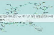 自驾游路线规划app哪个好,自驾游路线规划神器推荐