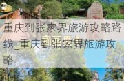 重庆到张家界旅游攻略路线_重庆到张家界旅游攻略