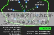 温州到张家界自驾游攻略,温州到张家界旅游攻略