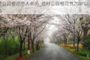 顾村公园樱花节人多吗_顾村公园樱花节70岁以上免票吗