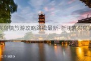 嘉兴乌镇旅游攻略路线最新-浙江嘉兴乌镇好玩吗