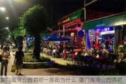 厦门海湾公园酒吧一条街为什么-厦门海湾公园酒吧