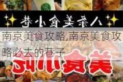 南京美食攻略,南京美食攻略必去的巷子