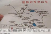 庐山二日游最佳路线中午到庐山游玩,庐山二日游路线图