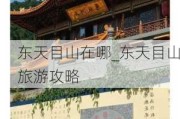 东天目山在哪_东天目山旅游攻略