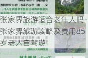 张家界旅游适合老年人吗-张家界旅游攻略及费用85岁老人自驾游