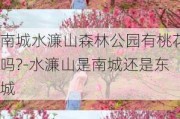 南城水濂山森林公园有桃花吗?-水濂山是南城还是东城