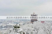 武汉冬天旅游景点排行,冬季武汉旅游景点大全