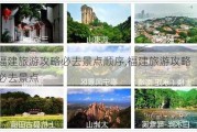 福建旅游攻略必去景点顺序,福建旅游攻略必去景点