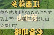 萍乡武功山旅游攻略萍乡武功山有什么庙,萍乡武功山免费门票