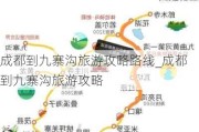 成都到九寨沟旅游攻略路线_成都到九寨沟旅游攻略