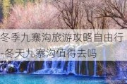 冬季九寨沟旅游攻略自由行-冬天九寨沟值得去吗