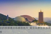 南京的旅游景点有哪些地方_南京风景区旅游景点排行榜