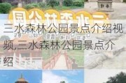 三水森林公园景点介绍视频,三水森林公园景点介绍