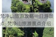 梵净山旅游攻略一日游景点_梵净山旅游景点介绍