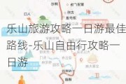 乐山旅游攻略一日游最佳路线-乐山自由行攻略一日游