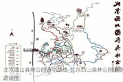 北京西山森林公园游览路线-北京西山森林公园游览路线图