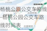 杨桃公园公交车路线-杨桃公园公交车路线时间表