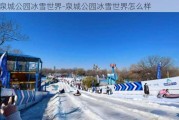 泉城公园冰雪世界-泉城公园冰雪世界怎么样