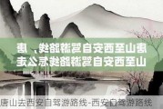 唐山去西安自驾游路线-西安自驾游路线