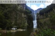 温州旅游景点排名前十-温州旅游景点哪里好玩儿