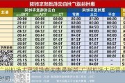 广州机场大巴路线查询表最新版-广州机场大巴营业时间