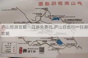 庐山旅游攻略一日游免费吗,庐山自由行一日游攻略