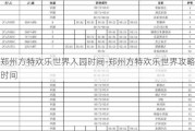 郑州方特欢乐世界入园时间-郑州方特欢乐世界攻略时间