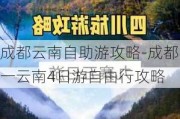 成都云南自助游攻略-成都一云南4日游自由行攻略