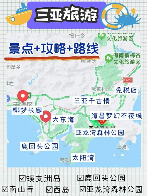 三亚自助游攻略一日游路线_三亚自助游一周攻略