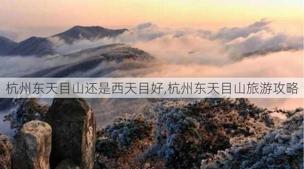 杭州东天目山还是西天目好,杭州东天目山旅游攻略