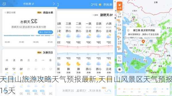 天目山旅游攻略天气预报最新,天目山风景区天气预报15天