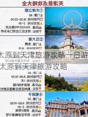 太原到天津旅游攻略一日游,太原到天津旅游攻略