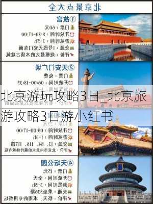 北京游玩攻略3日_北京旅游攻略3日游小红书