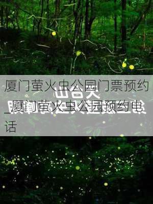 厦门萤火虫公园门票预约_厦门萤火虫公园预约电话