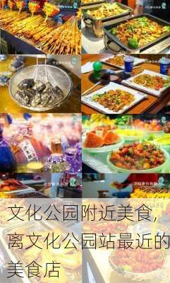 文化公园附近美食,离文化公园站最近的美食店