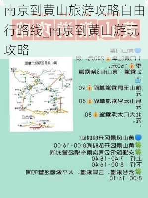 南京到黄山旅游攻略自由行路线_南京到黄山游玩攻略