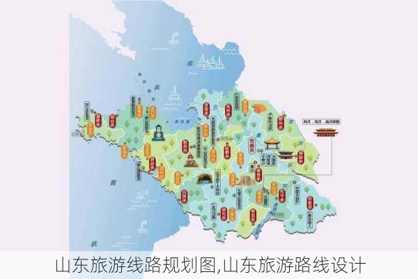 山东旅游线路规划图,山东旅游路线设计