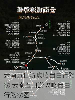 云南五日游攻略自由行路线,云南五日游攻略自由行路线图