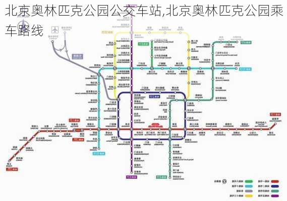 北京奥林匹克公园公交车站,北京奥林匹克公园乘车路线