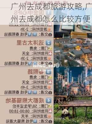 广州去成都旅游攻略,广州去成都怎么比较方便