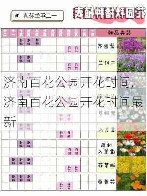 济南百花公园开花时间,济南百花公园开花时间最新