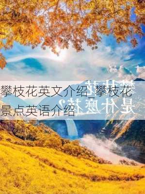 攀枝花英文介绍_攀枝花景点英语介绍