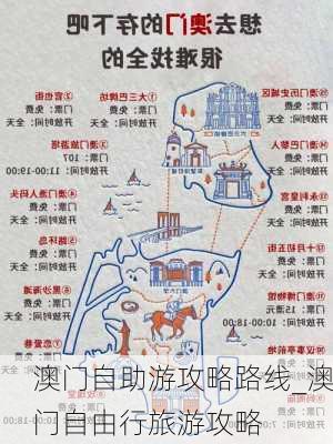 澳门自助游攻略路线_澳门自由行旅游攻略